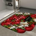 thumbnail image 2 of 1pc Shimmery Happy New Year Absorbent Non-Slip Bathroom Thickened Flannel Rug Decor,Soft,Quick Drying,Suitable For Indoor/outdoor Use,Bathrooms,Bedrooms,Kitchens,Terrace,Laundry Rooms,16"x24", 2 of 9
