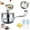 7.08in+Steamer, variant on Pure Titanium Saucepan with Lid, Nonstick Hammered Pan, Ultra-Durable Scratch-Resistant Multipurpose Titanium Pot, Fast Heating Saucepan for All Cooktops,7.08in
