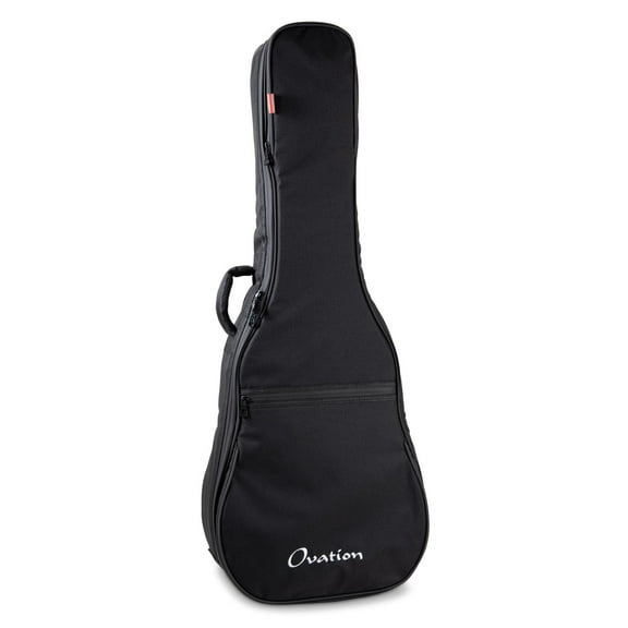 Ovation Mid/Deep Bowl & 12-String Guitar Gig Bag w/ Back Strap - Black