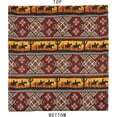 thumbnail image 5 of Chezmoi Collection Barrett 3-Piece Southwestern Sunset Cowboys Comforter Set, Multicolor Red Orange Black White Printed Washed Microfiber Bedding, King, 5 of 9