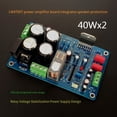 thumbnail image 2 of Placa Amplificadora de Potencia Estéreo LM4766 de 40 W + 40 W, Doble Salida de 12 V-24 V, 8 Ohmios, 2.0 Canales con Protección Avanzada de Altavoces., 2 of 5