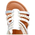 thumbnail image 6 of Wonder Nation Braided Gladiator Sandals (Little Girls & Big Girls), 6 of 6