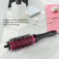 thumbnail image 2 of 6pcs/set 3 Sizes Detachable Handle Hair Roller Brush with Positioning Clips Aluminum Ceramic Barrel Curler Comb Hairdresser, 2 of 5