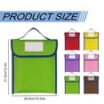 thumbnail image 3 of Book Pouch With Handle Portable Document Organizer Bag Nylon File Storage Holder Book Bag Folder Organizer For Home Office Travel Supplies, 3 of 9