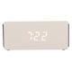 thumbnail image 1 of Reloj LED De Madera, Reloj De Madera Blanco Bluetooth De 15W Para Dormitorio, 1 of 7
