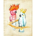 thumbnail image 3 of Zarris, Chariklia 15x18 Black Modern Framed Museum Art Print Titled - Fanciful Birds IV, 3 of 5