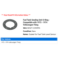 thumbnail image 2 of Fuel Tank Sending Unit O-Ring - Compatible with 1973 - 1974 Volkswagen Thing, 2 of 2