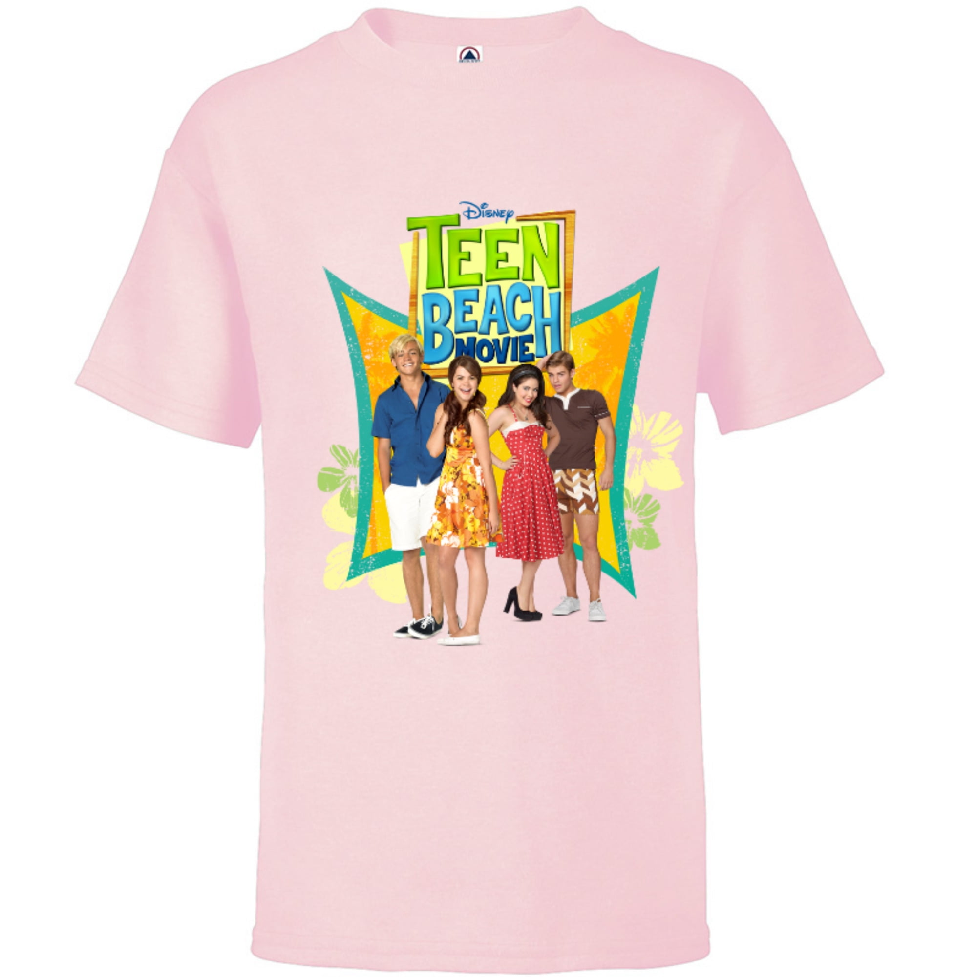 Disney Channel Teen Beach Movie Cast - Short Sleeve T-Shirt for Kids -  Customized-Sunflower 