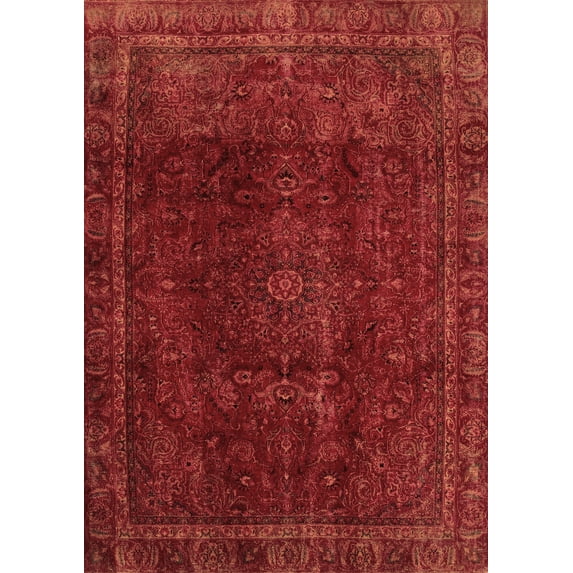 Ahgly Company Indoor Rectangle Abstract Brown Modern Area Rugs, 7' x 9'