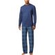 thumbnail image 1 of Conjunto de pijama de forro polar de 2 piezas para hombre Club Room, azul, XXL Club Room Conjunto de pijama, 1 of 1