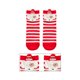thumbnail image 1 of Qarigey 1 par de calcetines navideños de lana Coral, decoración navideña, calcetines cálidos de invierno para el hogar, adornos navideños, Medias Cachorro grande de medias rojas Qarigey AP000488-03, 1 of 6