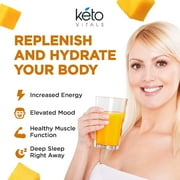 Keto Vitals Keto Electrolytes Powder for Hydration, Sleep, Energy, Muscle Function Mango