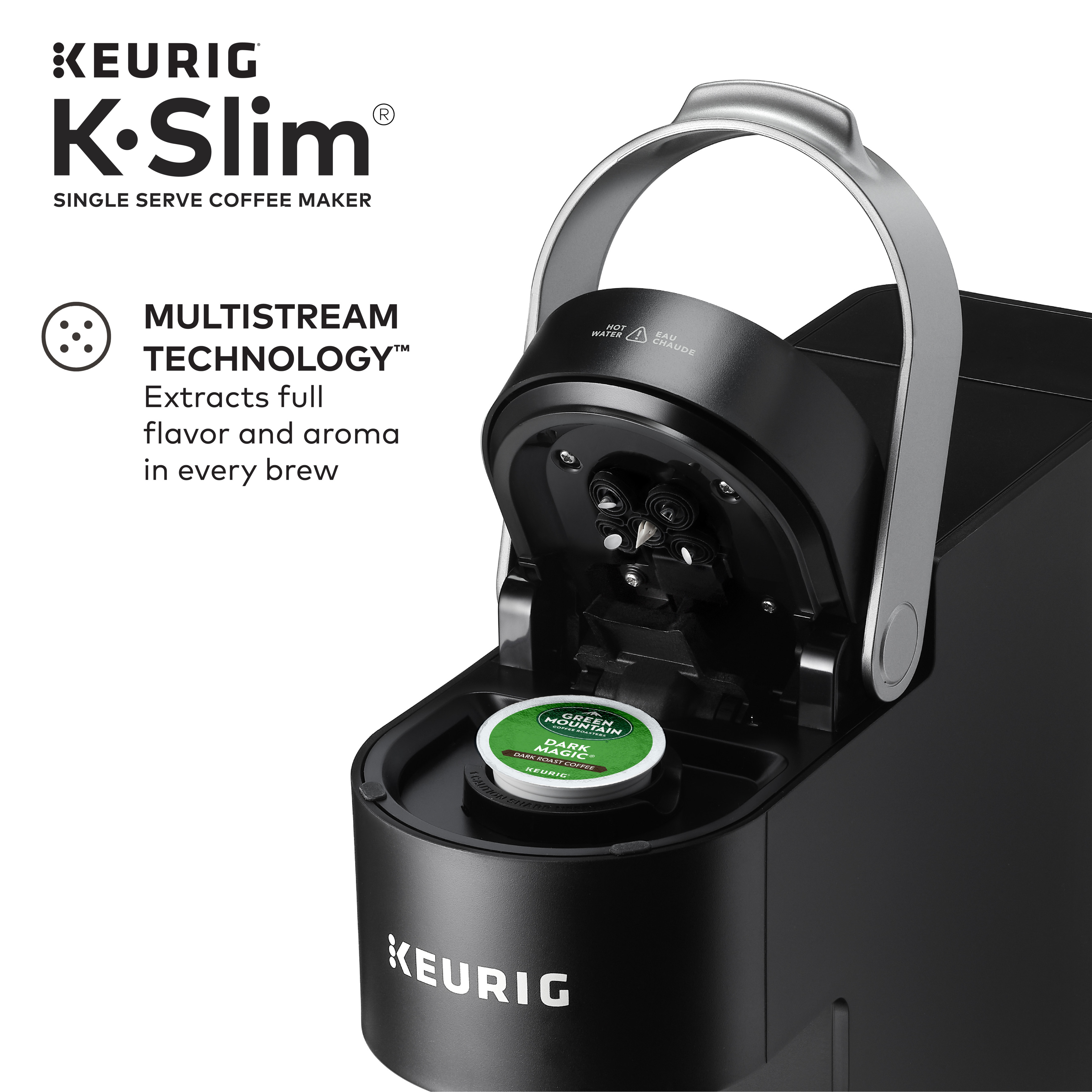 Keurig K-Slim Single-Serve K-Cup Pod Coffee Maker, Black - image 5 of 16