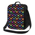thumbnail image 1 of Balery Rainbow Butterfly Caja de Almuerzo y Bolsa de Almuerzo para Hombres y Mujeres, Bolsa de Almuerzo Reutilizable con Gran Capacidad, Bolsa de Almuerzo Aislada, 1 of 7