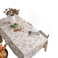 thumbnail image 1 of Nappe, 100 % Coton et Lin Boho Rectangulaire, Nappe Imprimée Florale pour Table à Manger, Fêtes, Mariage, Noël, Extérieur, 1 of 4