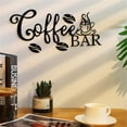 thumbnail image 7 of Clearance Items Rustic Coffee Bar Sign, Wrought Iron Metal Coffee Bar Wall Decor, Easy to Install Coffee Wall Art for Kitchen, Coffee Station, and Bar Decor, 7 of 7