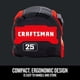 thumbnail image 3 of Cinta métrica CRAFTSMAN CMHT37443S con cierre manual retráctil de 7,6 m, 3 of 7