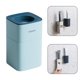 thumbnail image 4 of Soporte de cepillo de , soporte de cepillo de eléctrico montado en ped, automático de pa Azul Soledad exprimidor de pasta de dientes, 4 of 8
