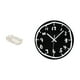 thumbnail image 1 of Bandeja minimalista moderna para alimentos y artículos de tocador con adorno de reloj de acrílico para cocina, baño, oficina, comedor y cafetería., 1 of 8