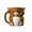 Brown, variant on Ceramic Cat Shaped Mug With 3D Animal Design Large Capacity Novelty Coffee Tea Cup For Home Office Use Gift