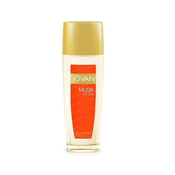 Jovan Musk for Women Body Fragrance Natural Spray, 2.5 oz