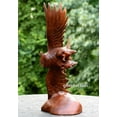 thumbnail image 6 of Extra Large Huge 20" Hand Carved Soaring Wooden Owl Dark Brown Statue Sculpture Figurine Home Decor Collectible, 6 of 8