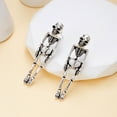 thumbnail image 6 of Trendy Halloween Skeleton Dangle Earrings For Women Vintage Punk Gothic Skull Black Cat Goth Earring Party Funny Jewelry Gifts, 6 of 6