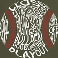 thumbnail image 3 of CafePress - Baseball Word Cloud Dark T Shirt - Men's Classic Graphic Cotton T-Shirt, 3 of 4