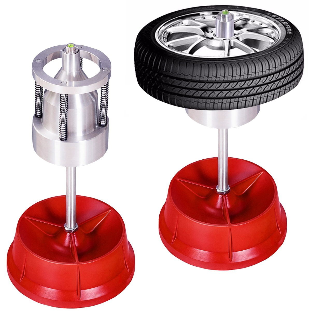 Professional Tire Balancer ，Car Truck Portable Hubs Wheel Tire Balancer Bubble Level Heavy Duty Rim Tire Balancer 
