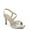 Silver Fabric, variant on Naturalizer Womens Brenta Strappy High Heel Sandals - Medium & Wide Width