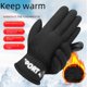 thumbnail image 4 of Guantes cálidos de invierno para parejas Guantes de ciclismo y motocicleta engrosados con forro polar para hombre Guantes de invierno a prueba de frío para mujer, 4 of 5