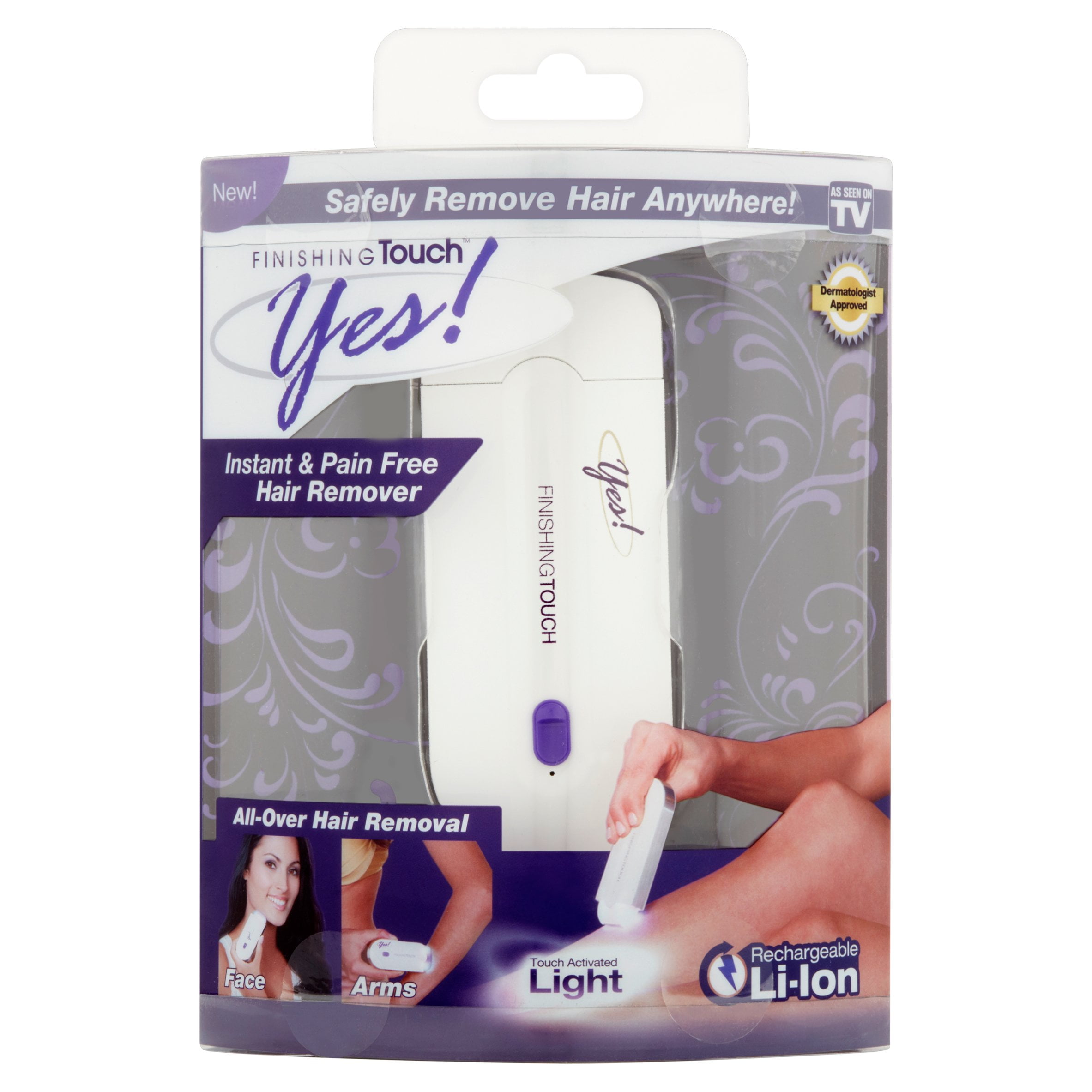 As Seen On TV Finishing Touch Yes Personal Hair Remover Walmartcom