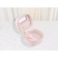 thumbnail image 6 of Unique Bargains PU Leather Travel Jewelry Box with Mirror Pink, 6 of 7
