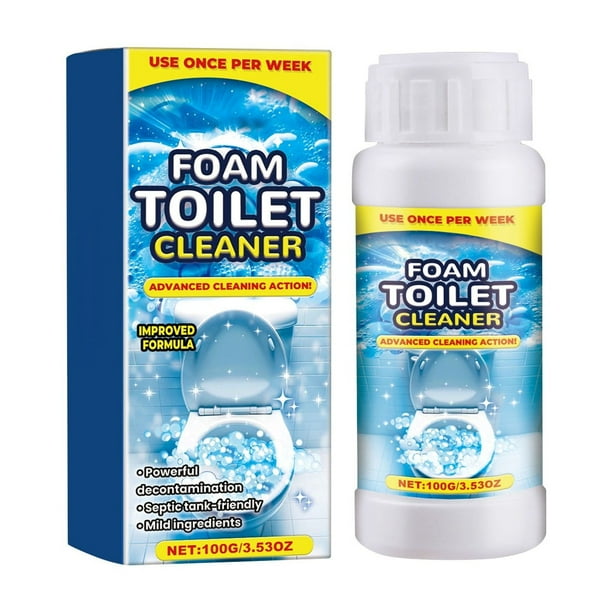 Cleaner With Bleach Toilet Bowl Cleaner Vacuum Cleaner Carpet Cleaner 100ml Foam Toilet Cleaner,Toilet Bowl Cleaner,Toilet Bowl Powerful Cleaner,Toilet Bubble Cleaner For (Buy 2 save 10%)