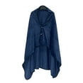 thumbnail image 1 of Naiovety Manta tipo poncho y chal de lana, tiro de oficina elegante con botones, manta hasta la rodilla, chaquetas de cama para mujer Suministros térmicos A, 1 of 6