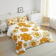 thumbnail image 3 of Manfei Country Floral Bedding Comforter Set,Rustic Daisy Twin Comforter Sets,Yellow White Bedding Set For Kids,Breathable Home Decor Reversible,2-Piece, 3 of 8