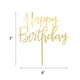 thumbnail image 2 of Cc Town Decoración Para Tarta De Feliz Cumpleaños, Acrílico Dorado Con Espejo, Versátil, Para Decoración De Fiestas De Cumpleaños, Ideas, Recuerdo Perfecto Para Tu Familia Y Amigos, 2 of 5
