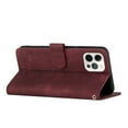 thumbnail image 5 of Wallet Case for iPhone 14 Pro with Card Slot Cash Holder Kickstand Magnetic Clasp Flip Folio Case, Skin-Friendly PU Leather Soft TPU Shockproof Drop Resistant Matte Plain Phone Cover,Winered, 5 of 8