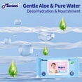 thumbnail image 6 of Mioszzi Baby Wipes, Plant-Based Non-Woven, 99.9% Water Infused, Aloe Vera Extract, Alcohol-Free, 8 Packs, 640 Total Wipes, 6 of 6