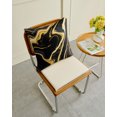 thumbnail image 4 of Waterproof Outdoor Throw Pillows with Inserts 16"x16" Set of 2, Black Gold Marble Soft Decorative Pillowcases for Couch Bedroom, Modern Geometric Textured Pillow Covers for Sofa Living Room, 4 of 7