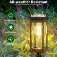 thumbnail image 4 of Upgraded Solar Pathway Lights - Super Bright Waterproof | Sun-Powered for Yard, Garden Walkway (Warm White), 4 of 8