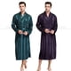 thumbnail image 2 of Pijamas de satén de seda para hombre, ropa de dormir, bata de baño, camisón S ~ 3XL _ para regalos de navidad, 2 of 3