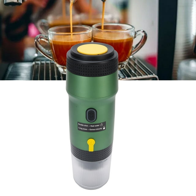 3 in 1 Travel Coffee Maker, Compact and Lightweight Easy to Carry Multifunctional Portable Coffee Machine for RV Hiking and Office UseWhite