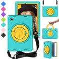 thumbnail image 3 of Support Rotatif à 360 Degrés pour Samsung Tab A8 10.5 X200 X205 2020 avec Design Étanche, Motif Aigle Réaliste, Sangle Réglable, 3 of 5