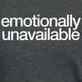 thumbnail image 3 of CafePress - Emotionally Unavailable Women's Deluxe T Shirt - Womens Tri-blend T-Shirt, 3 of 4