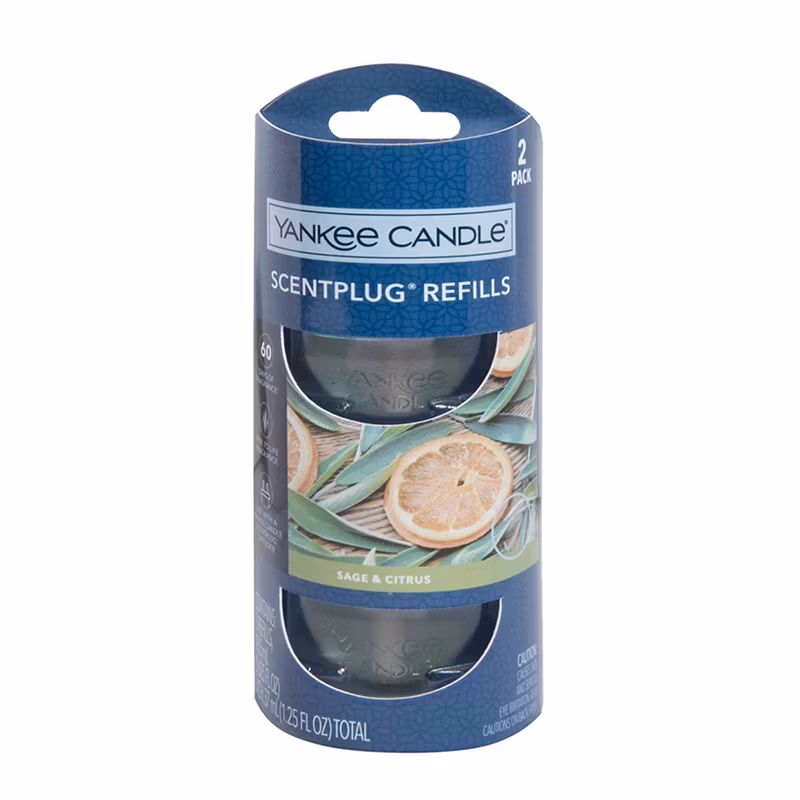 thumbnail image 3 of Yankee Candle Organic Green ScentPlug Diffuser with 2 Sage & Citrus Home Fragrance Electric Refills, 3 of 4