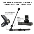 thumbnail image 3 of Multi-angle Golf Swinging Trainer Telescopic Golf Swing Training Aid Tool Golf Posture Corrector, 3 of 8