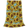 thumbnail image 2 of Pofeuu Sunflowers Print Ultra-Soft Micro Fleece Blanket,for Bed Or Sofa,All Season Throw Blankets Flannel Blanket-60"x50", 2 of 7