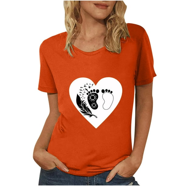 Coming soon in heart Maternity t shirt for women|mom to be t shirt|half  sleeve t shirt womens | Maternity Dress|round neck t shirt
