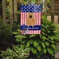 thumbnail image 2 of Carolines Treasures BB3139GF Patriotic USA Chow Chow Cream Garden Size Flag, 2 of 3